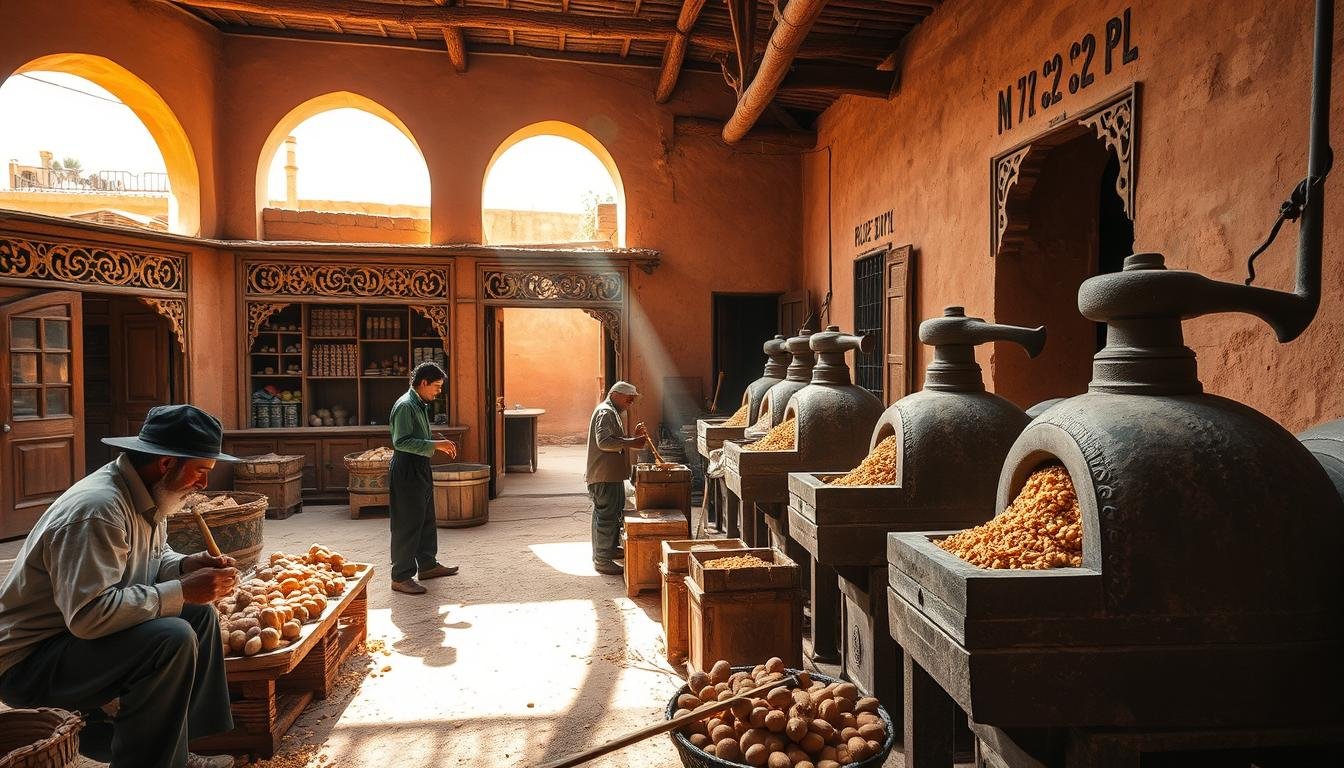 Visite fabrique huile d’argan Marrakech : Découvrez le Processus de Fabrication Authentique